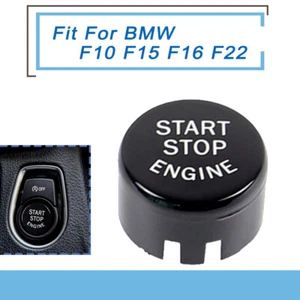 For BMW F20 F22 F30 F10 Black Car Engine Start Stop Button Switch Cover Trim - Picture 1 of 7