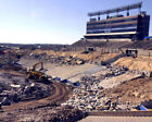 New England Patiots Foxboro Stadium Demolition Photo