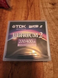 Nastro cartuccia dati TDK D2405-LTO2 LTO-2 Ultrium 2 200/400 GB - NUOVO - Foto 1 di 3