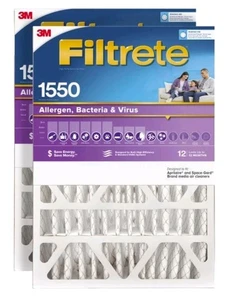 Filtros plisados profundos para reducción de alérgenos 3M NDP03-4S-4 20x25x4 pulgadas (Pack de 2) - Imagen 1 de 1