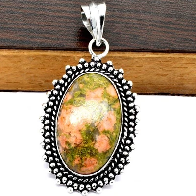 Unakit Ethnischer Handgefertigter Anhänger Schmuck 1" P 564 - Bild 1 von 4