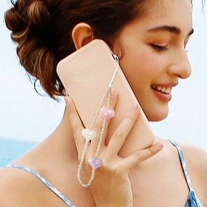 Łańcuszek na telefon komórkowy Dziewczyna Uroczy charm Smycz Telefon komórkowy Pasek na nadgarstek - Zdjęcie 1 z 12