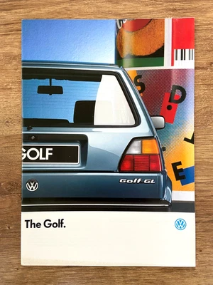VW Golf Sept 1987  brochure -24 pages -in very good condition - carefully stored - Image 1 of 4