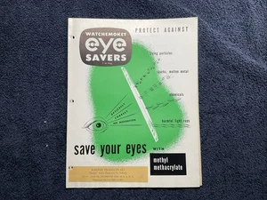 VINTAGE WATCHMOKET EYE SAVERS Catalog+Price List - WALDER PRODUCTS 1950s - Picture 1 of 5
