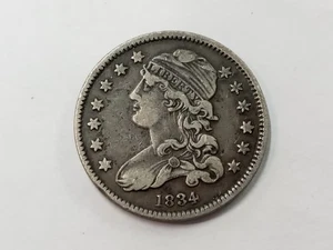 1834 Capped Bust Quarter 25c Better Grade - Picture 1 of 7