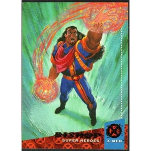 1994 Fleer Ultra X-Men Bishop Super Heroes Card #11 EUC Sleeved CCG TCG - Picture 1 of 2