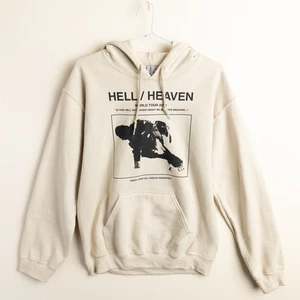 Keshi Hell/Heaven 2022 World Tour Hoodie Small Beige Gildan Heavy Blend - Picture 1 of 8
