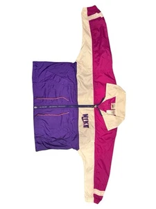 Nike Vintage Jacket Youth Size 4 Small Pink Purple White Rare Nike  - Picture 1 of 6