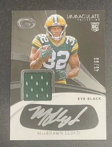 2024 IMMACULATE MarShawn Lloyd PATCH JERSEY EYEBLACK AUTO AUTOGRAPH RC 45/99 - Picture 1 of 2