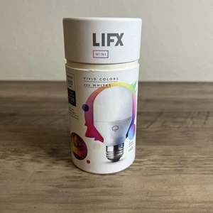 LIFX Mini Color A19 Wi-Fi Smart LED Bulb. HomeKit, Alexa, Google New Open Box - Picture 1 of 21