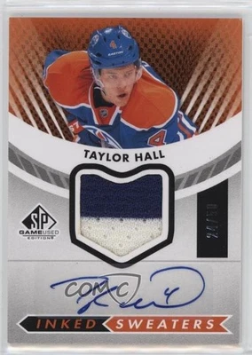 2012-13 SP Game Used Edition Inked Sweaters /50 Taylor Hall #IS-TH Auto - Image 1 of 2