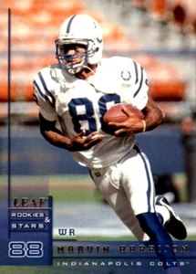1998 Leaf Rookies and Stars #2 Marvin Harrison Indianapolis Colts HOF - Picture 1 of 1