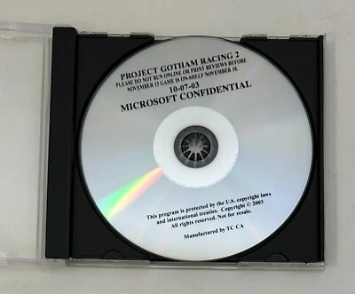 Project Gotham Racing 2 Review Version - Microsoft Xbox - 2003 Pre-release code - Image 1 of 4