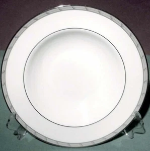 Gorham Gatehouse Platinum zuppiera pasta ciotola 8" vendita al dettaglio $50 nuovo - Foto 1 di 2
