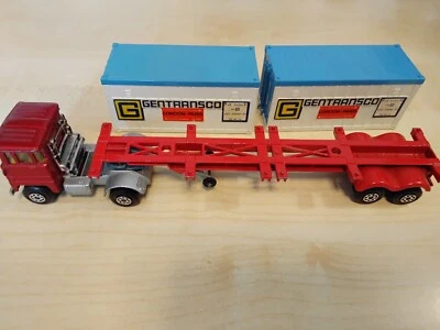 matchbox Scammell Tractor / Trailer Container Komplett K-17-23 ,1972 TOP ZUSTAND - Bild 1 von 4