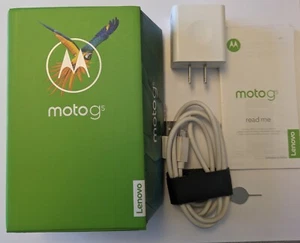 Phone Motorola G5 with original box, original charger, cover & 3 glass protector - Photo 1 sur 9