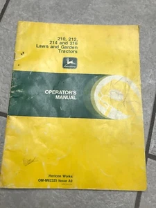 John Deere 200,210,212,214 Rasen- und Gartentraktor Betriebsanleitung OM-M82325 - Bild 1 von 8