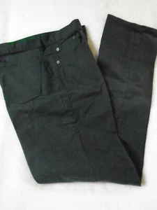 Banana Republic Men Slim Fit 5-pocket Black/Navy Slacks Tag33X32 Measur 34X31.5 - Picture 1 of 12