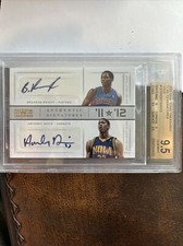 Anthony Davis 2012 Panini National Treasures Gold /25 Dual RC Auto BGS 9.5/10