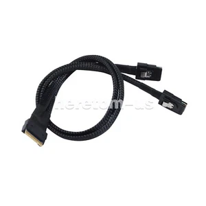 PCIE Slimline LP Low Profile Adapter SFF-8654 8I auf 2x SFF-8087 Anschlusskabel - Bild 1 von 11