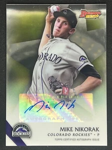 MIKE NIKORAK 2015 Bowman's Best Best of 2015 Auto #B15-MN | Rockies - Picture 1 of 2