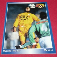MICHAEL MADAR AS MONACO LOUIS II ASM CANNES PANINI FOOTBALL CARD 1994-1995