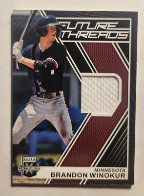 2023 Panini Elite Extra Edition - Future Threads #FT-BW Brandon Winokur (MEM RC) - Image 1 of 2