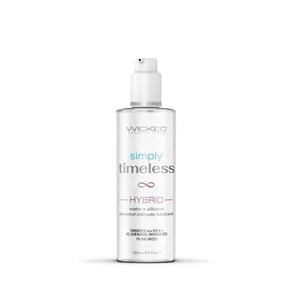 Wicked Sensual Simply Timeless Hybrid Water + Silicone Intimate Lubricant 4oz - Picture 1 of 2