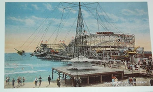 AK Flugzeugfahrt Long Beach California Archives um 1918 historisch Vintage - Bild 1 von 3