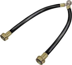 “Y” Mixer Hose Mix Hot and Cold Water 1ft Washer Braided Rubber Inlet Hose ¾” - Picture 1 of 6