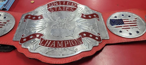 Championship Belt Custom Wrestling Title Wwe Aew Roh Rare Cover