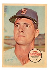 1967 Topps Baseball Posters CARL YASTRZEMSKI Red Sox #5 about EX condition!
