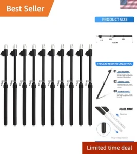 Aluminum Tire Pressure Gauge Set, 10Pcs, Ideal for Trucks, Cars & Motorcycles - Picture 1 of 9