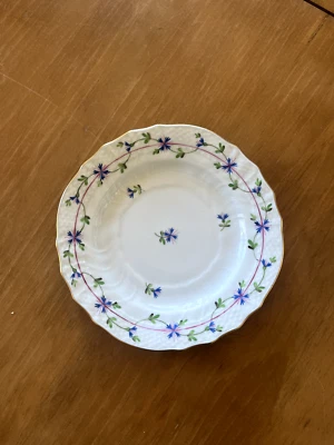 Herend blue garland bread and butter plate