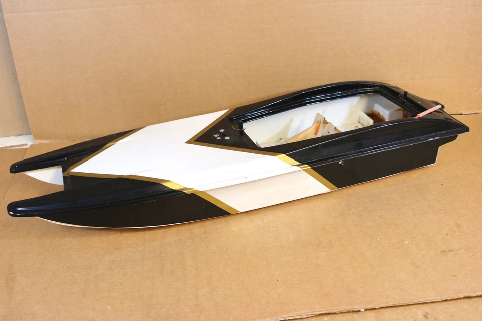 Radiocontrolado Catamarán Plástico Océano Lancha Casco Insistente Gato 2 Ni - Imagen 1 de 4