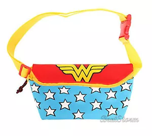 Licensed WONDER WOMAN MOVIE Logo Stars DC Comics Fanny Pack Purse NWT - Picture 1 of 2