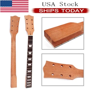 22 Frets Mahogany Guitar Neck for Les Paul SG Style DIY Replace with Truss Rod - Picture 1 of 10