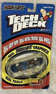 Vintage Tech Deck Hook-Ups Mask 3 Fingerboard Skateboard 3080 Gen 1 Brandneu - Bild 1 von 4