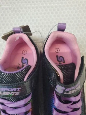 Zapatillas deportivas S Skechers niñas Jazmín iluminadas y negras talla 1 niñas  Foto 1 de 4