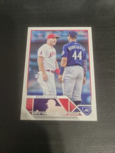 2023 Topps Update Mike Trout Julio Rodriguez #US132 Veteran Combos Mariners 🚨