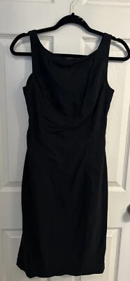 Vestido para mujer EXPRESS STRETCH negro sin mangas TALLA 1/2 clásico minimalista Foto 1 de 4