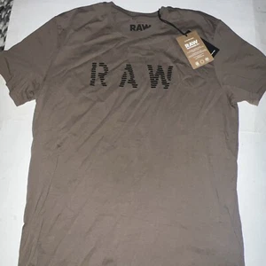 Nueva con etiquetas Camiseta para hombre G-Star Raw R T marrón nogal profundo talla S-XL PRECIO DE VENTA SUGERIDO POR EL FABRICANTE $60 - Imagen 1 de 3