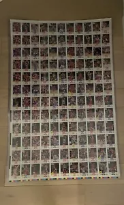 1990 Fleer NBA Uncut Sheet 132 cards 28.5 X 43.5 - Picture 1 of 10