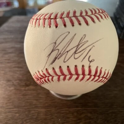Billy Butler beisebol autografado MLB Kansas City Royals Oakland Athletics - Imagem 1 de 3