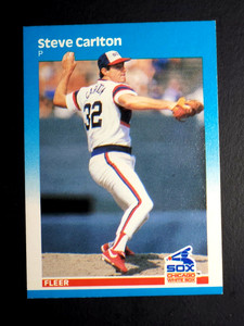 1987 Fleer Baseball #490 Steve Carlton *A* Chicago White Sox *NRMT/MINT* *HOF*