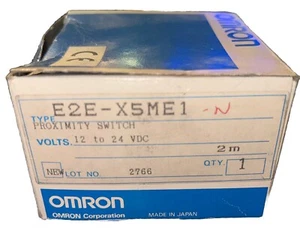 New Sealed Omron E2E-X5ME1 Proximity Switch Sensor 12-24VDC--US Seller! D4 - Picture 1 of 1
