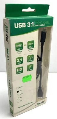 InLine USB 3.1 Kabel - USB Typ-C Plug zu Micro-B Plug - 1,0m - Neu in OVP(35721) - Bild 1 von 4