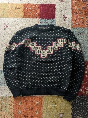 Suéter tejido de lana nórdica RRL Ralph Lauren vintage años 90 talla L #EL ZHA Foto 1 de 4