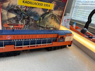 🚂 MTH MT-2120-LP  JERSEY CENTRAL #2339 FM TRAINMASTER DIESEL💥 L1668 - Image 1 of 4