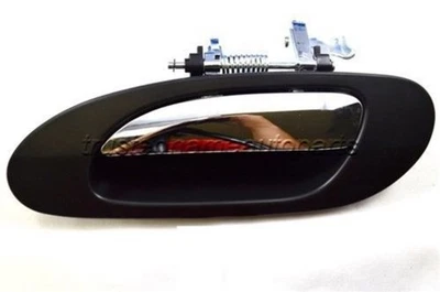 fits 1999 to 2003 Acura TL Exterior Door Handle Rear Left Chrome Black - Изображение 1 из 2